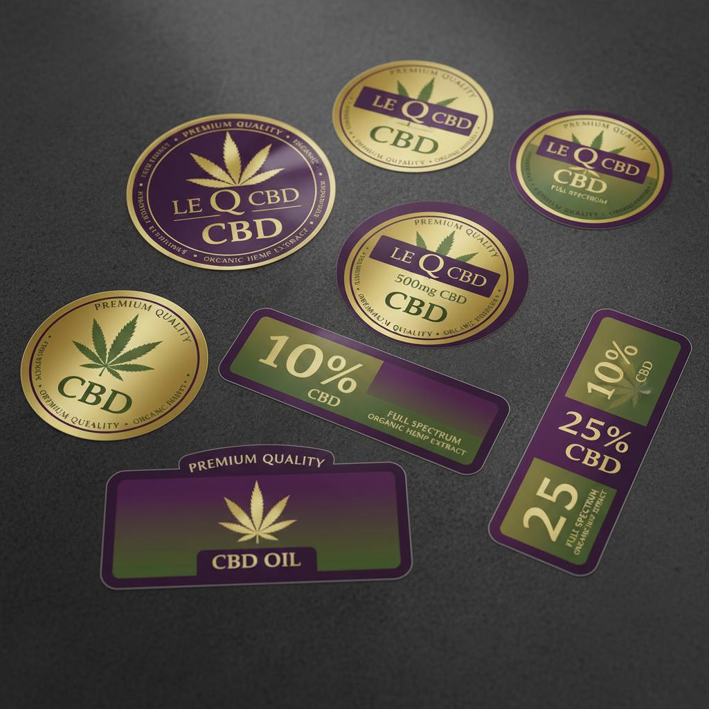 Stickers LE QG CBD